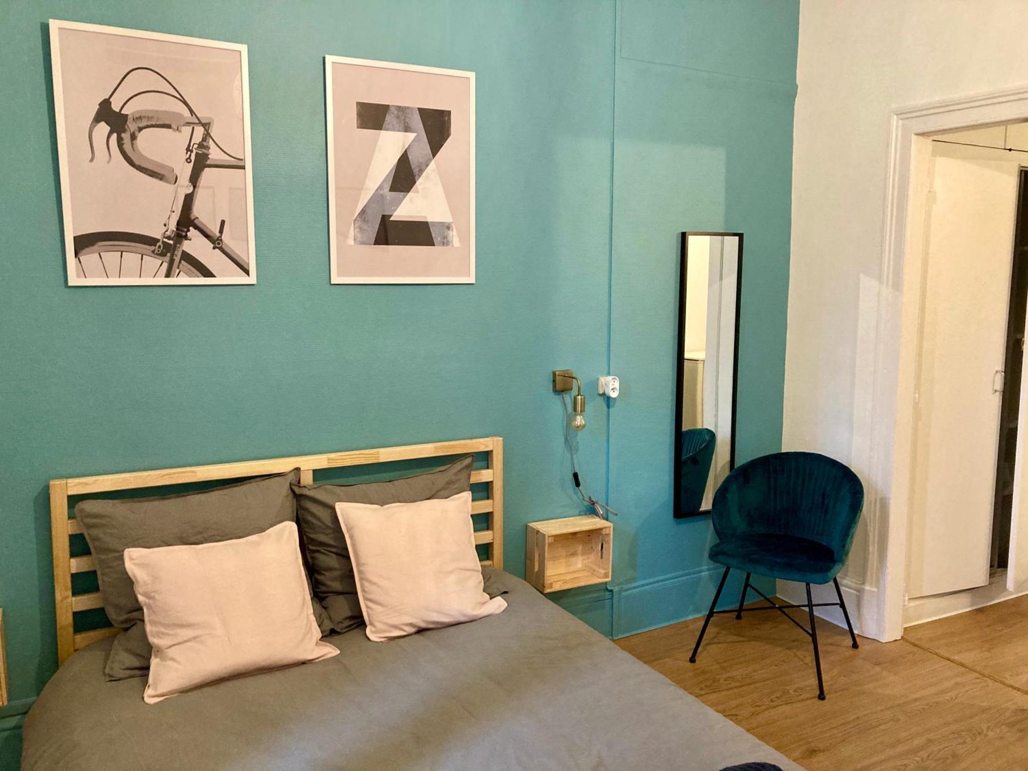 T1 le Pastel Parking Netflix Wifi Gare Apartment Evreux Bagian luar foto